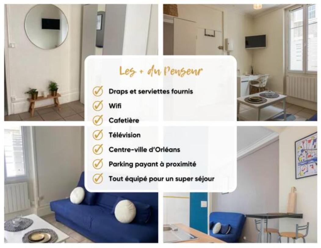 Le Penseur Studio Apartment Orleans Ngoại thất bức ảnh